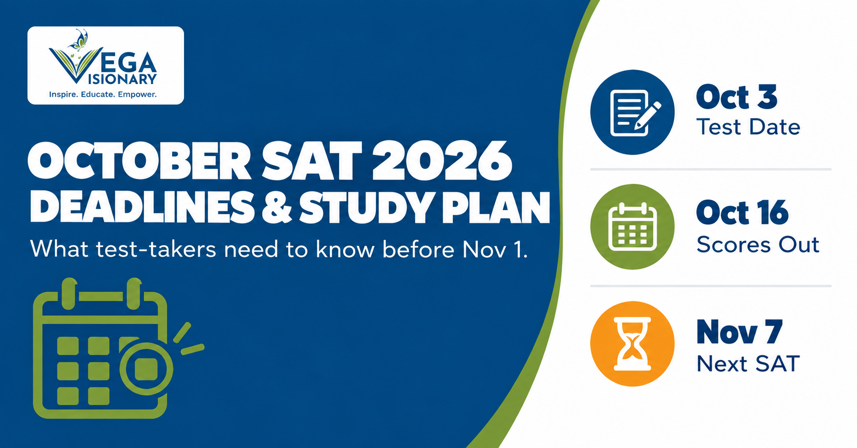 October Digital SAT 2026: Registration Deadline and Study Plan October Digital SAT 2026: Registration Deadline and Study Plan