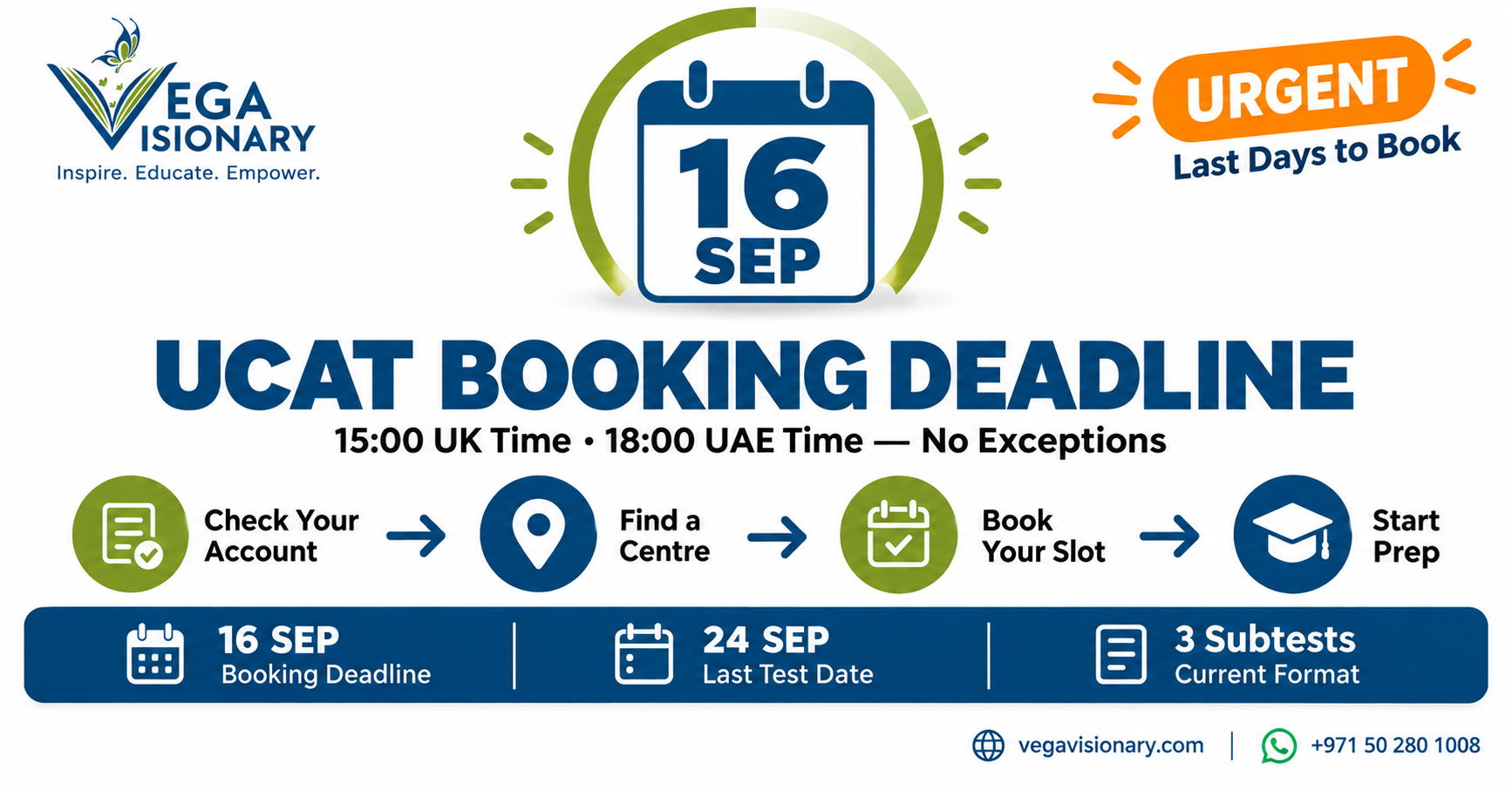 UCAT Booking Deadline Is September 16: Last Steps If You Have Not Booked Yet UCAT Booking Deadline Is September 16: Last Steps If You Have Not Booked Yet