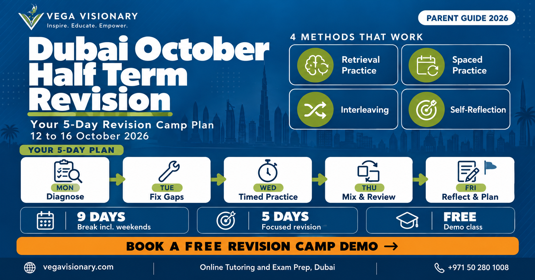 Dubai October Half Term Revision 2026: Your Revision Camp Guide for the 9-Day Break Dubai October Half Term Revision 2026: Your Revision Camp Guide for the 9-Day Break
